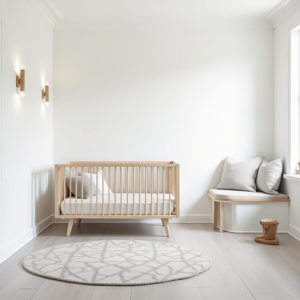 minimalist nursery details