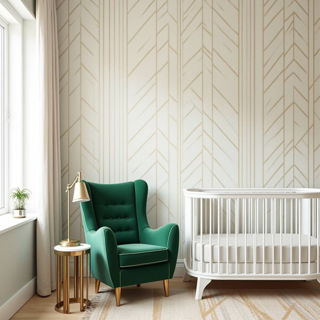 art deco nursery design