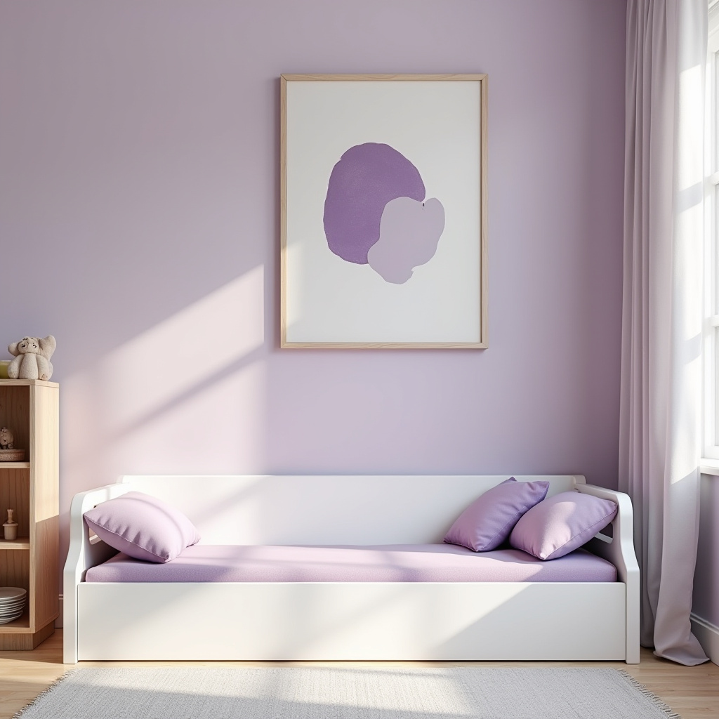 montessori purple nursery