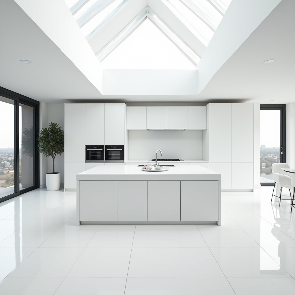 Monochrome Minimalist Kitchen