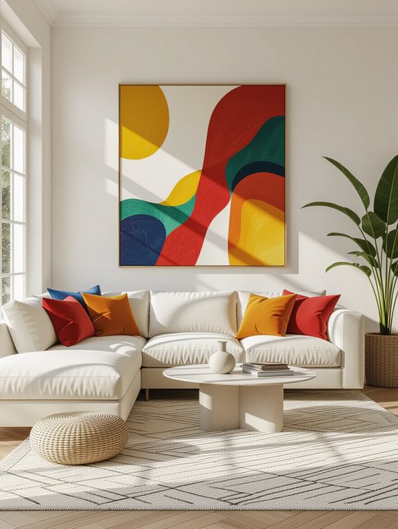 bold artwork transforms spaces