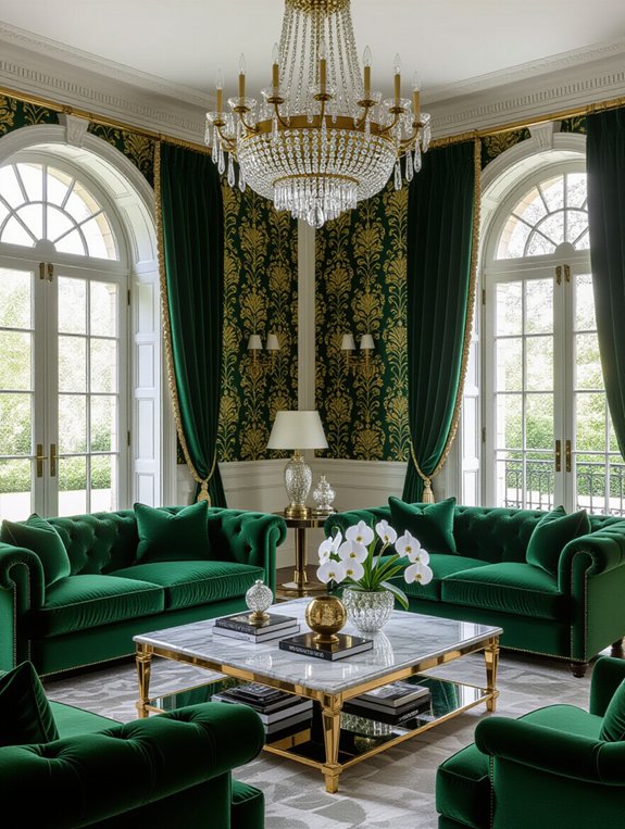 elegant living room accents