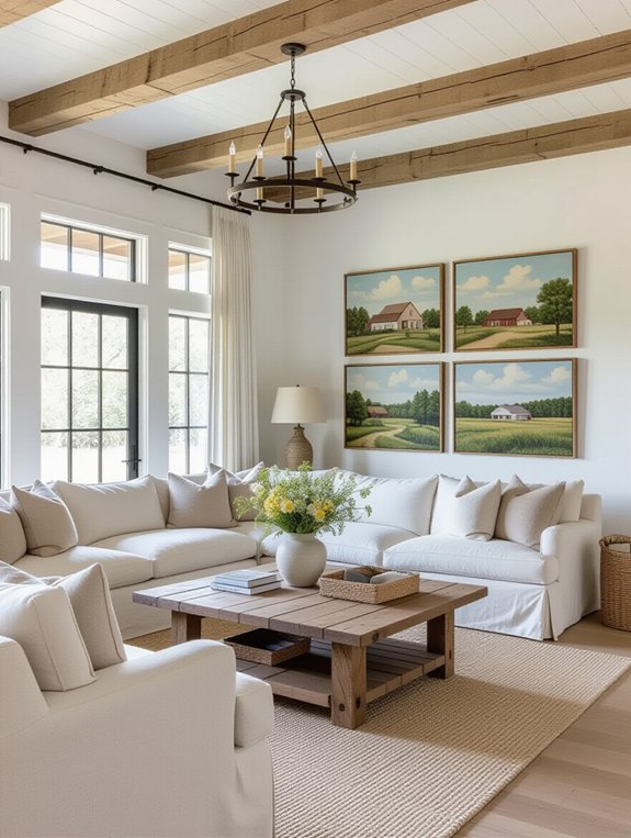 rustic meets contemporary style