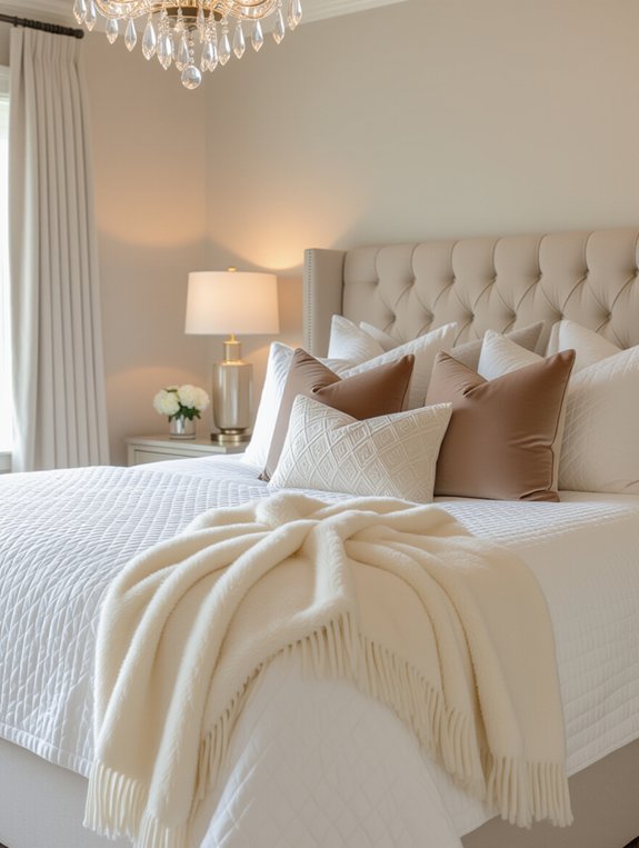 pillows and throws for accent