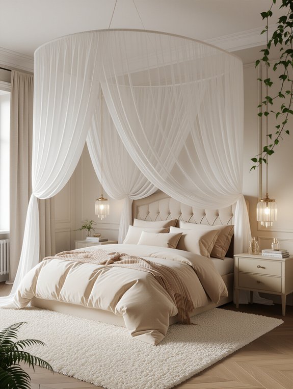 canopy bed elegance