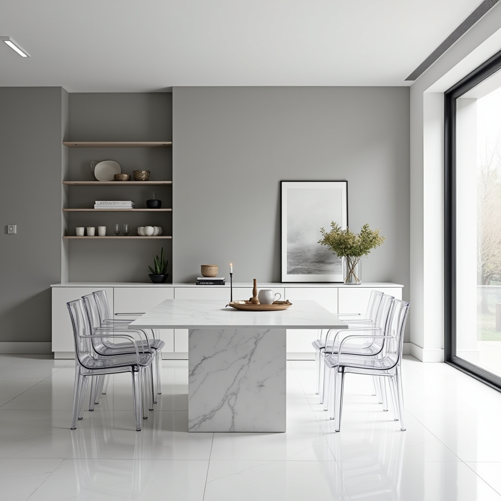 minimalist dining room