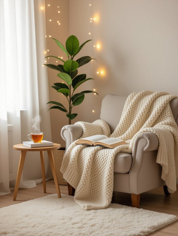 serene bedroom relaxation corner