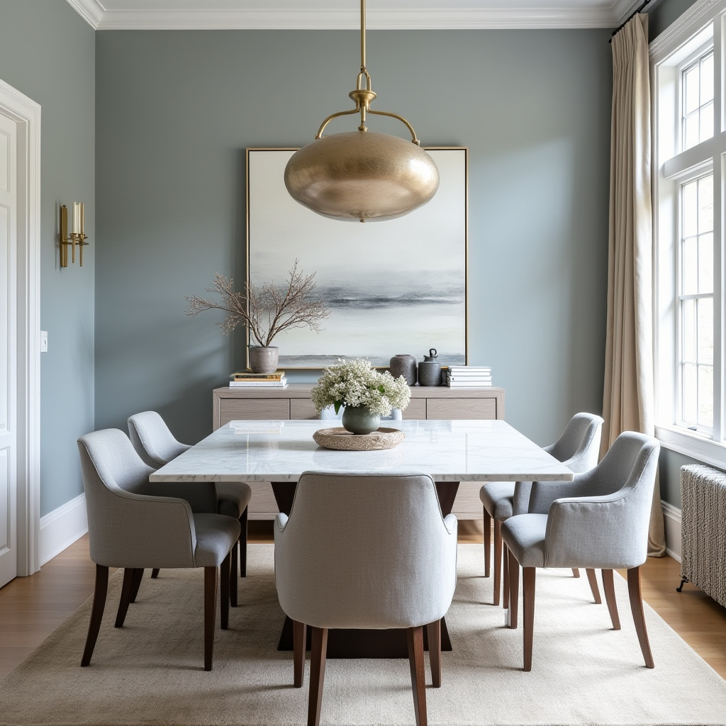transitional dining room