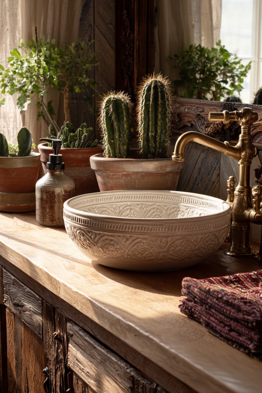 Western-Style Porcelain Sink