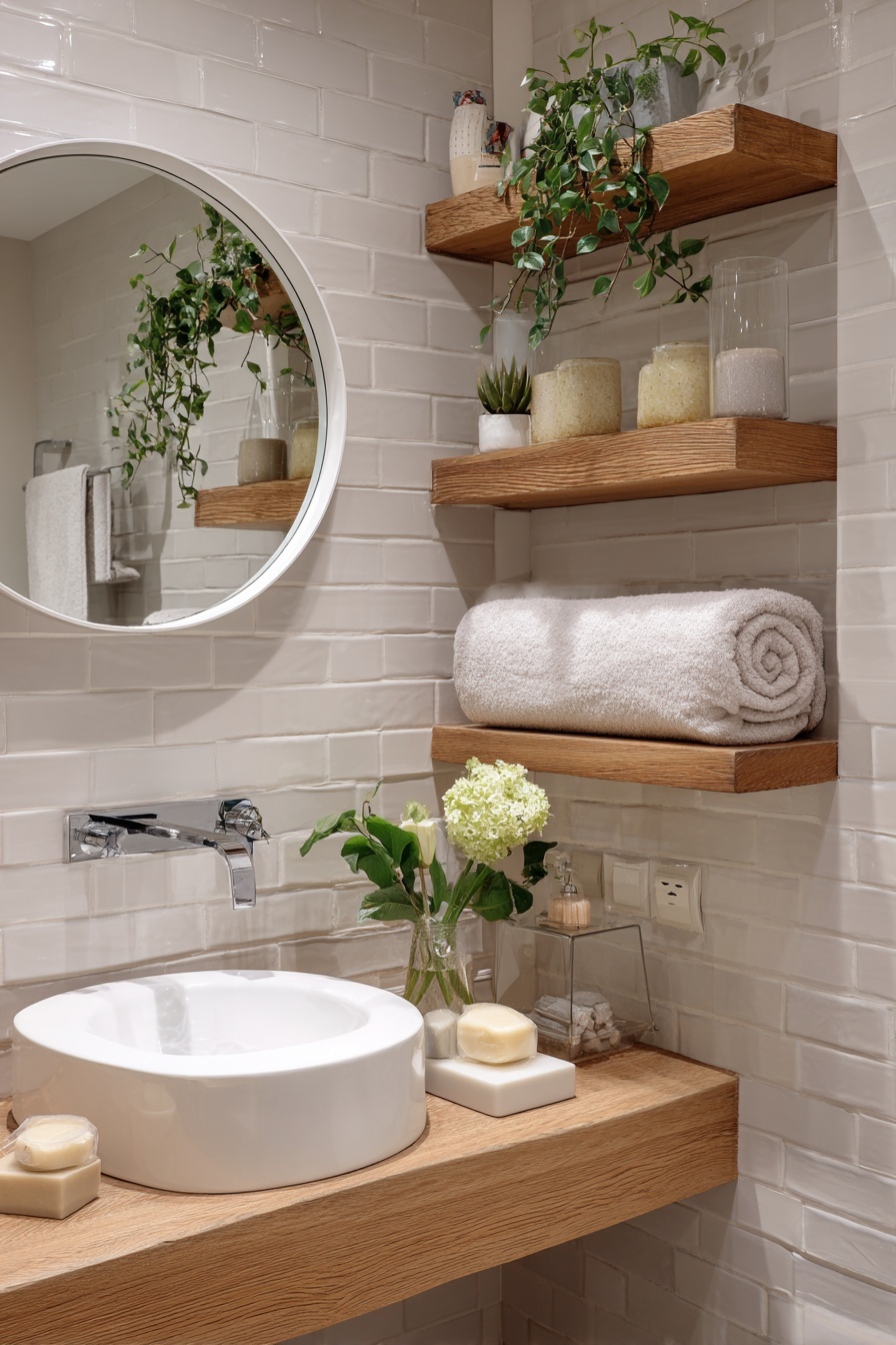Enhance Walls with Floating Shelves