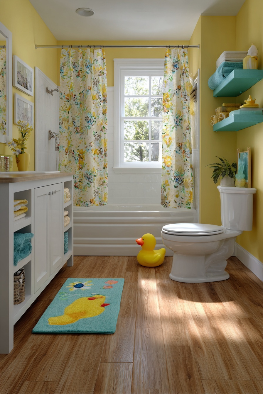 Aqua Floating Shelves