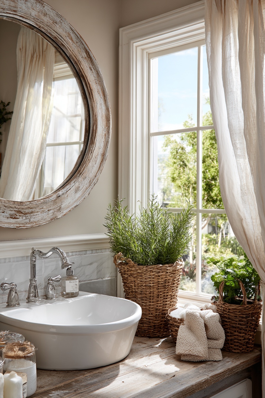 Farmhouse-Style Mirrors