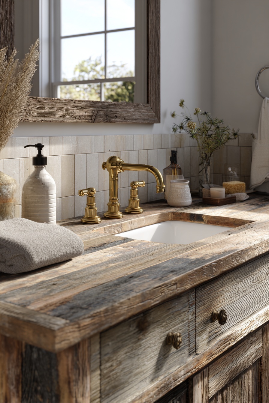 Reclaimed Wood Vanity
