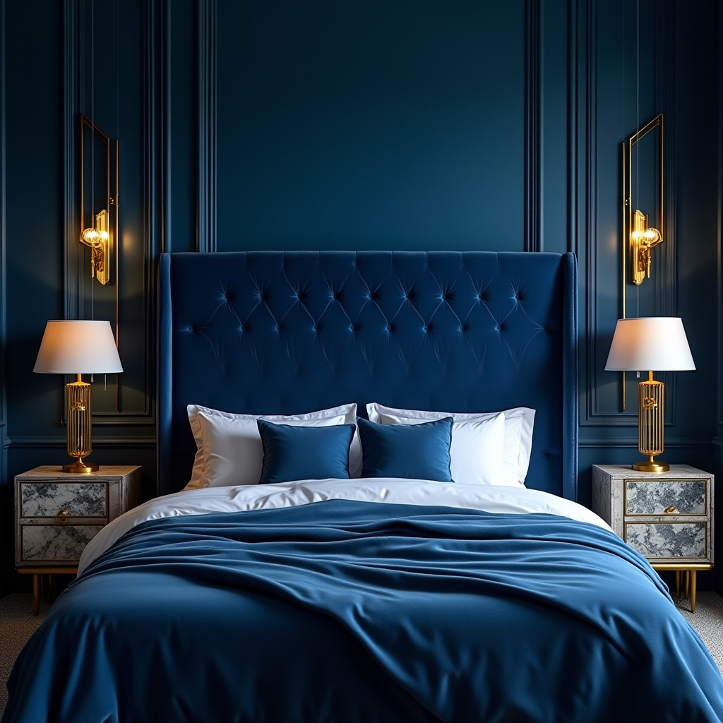 blue bedroom aesthetic 30