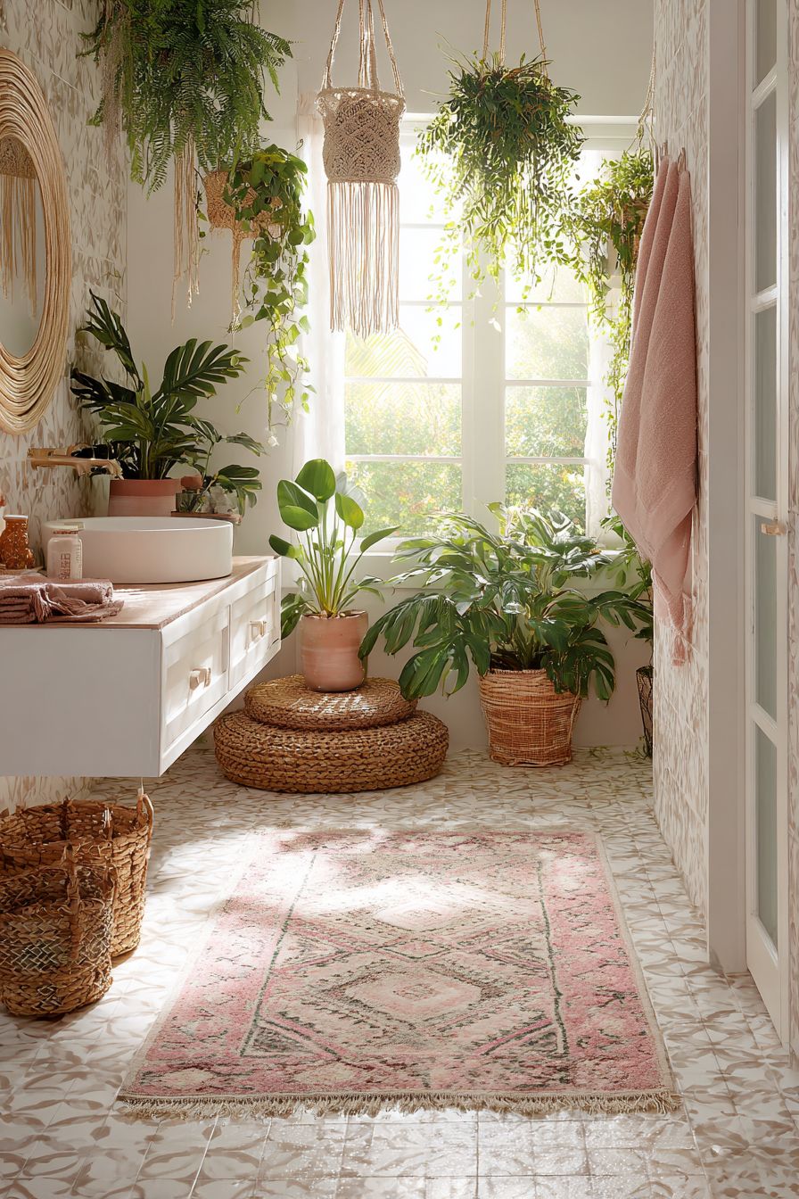 Bring Life with Hanging Greenery