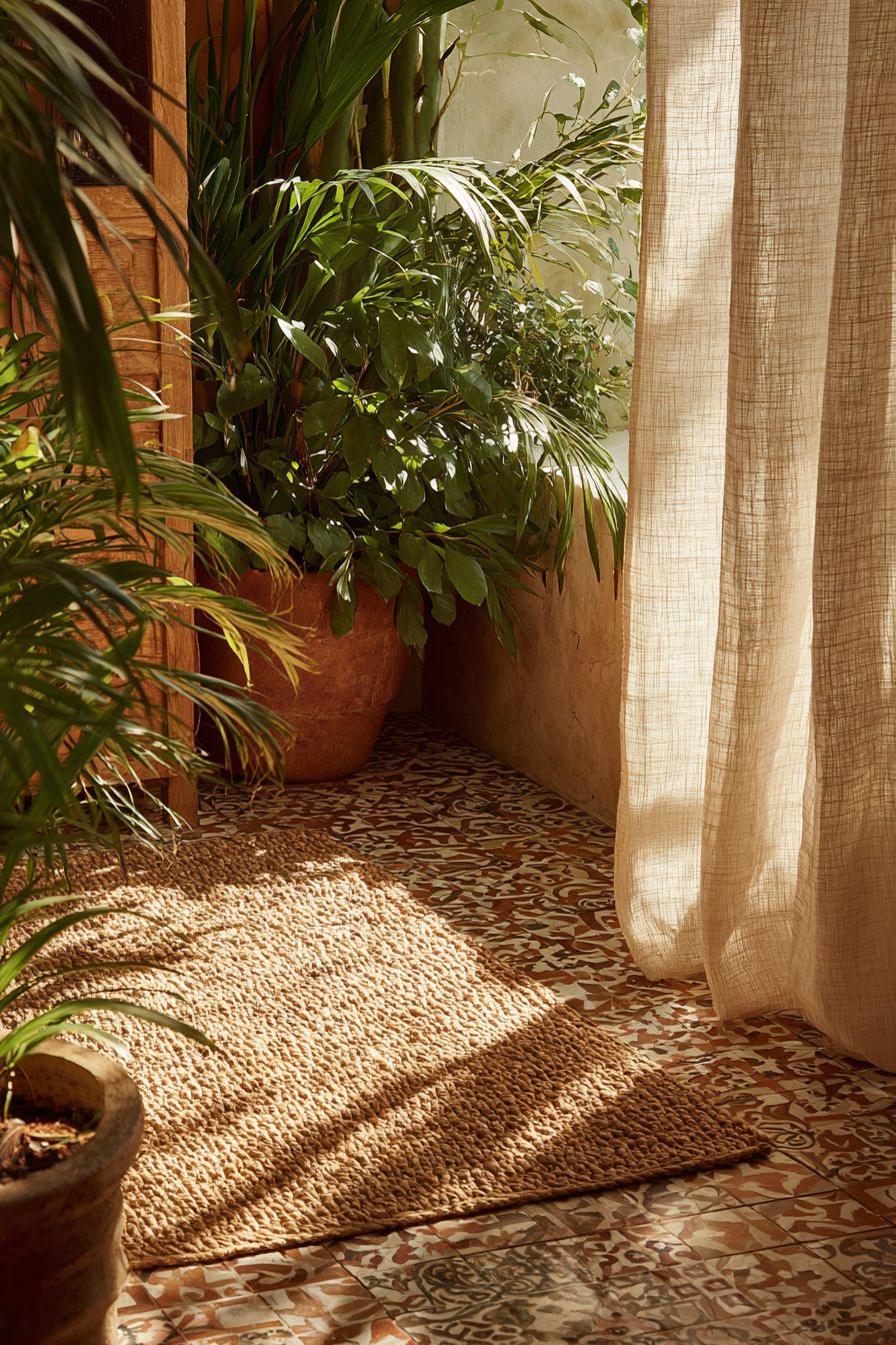 Opt for a Jute Bath Mat