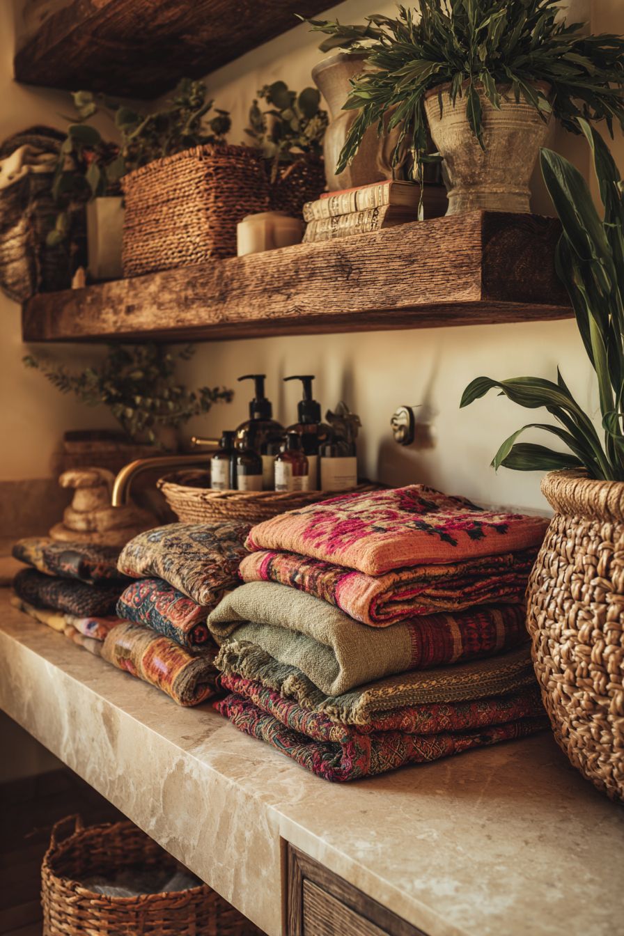 Display Layered Quilts for Texture