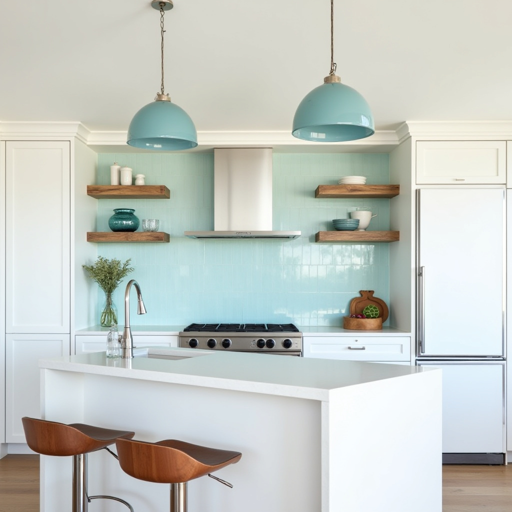 modern beach kitchen