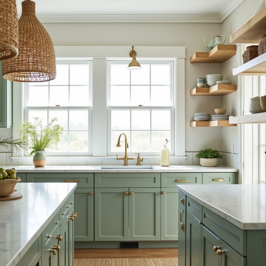 coastal cottage kitchen