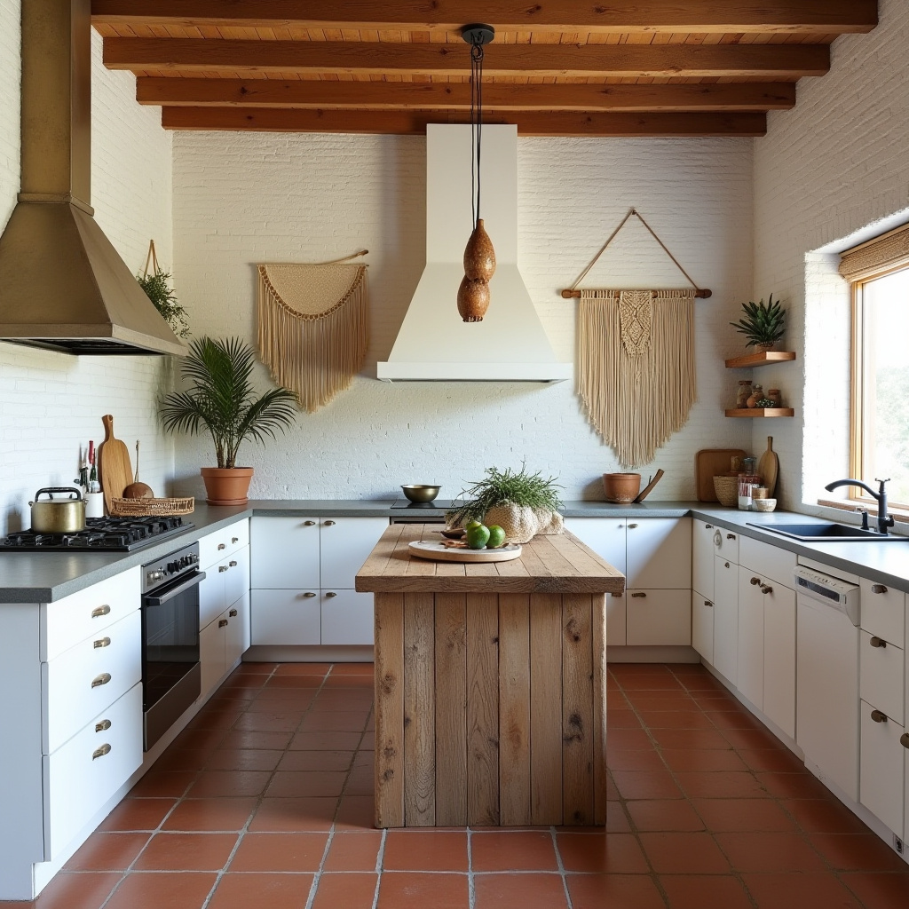 bohemian beach kitchen