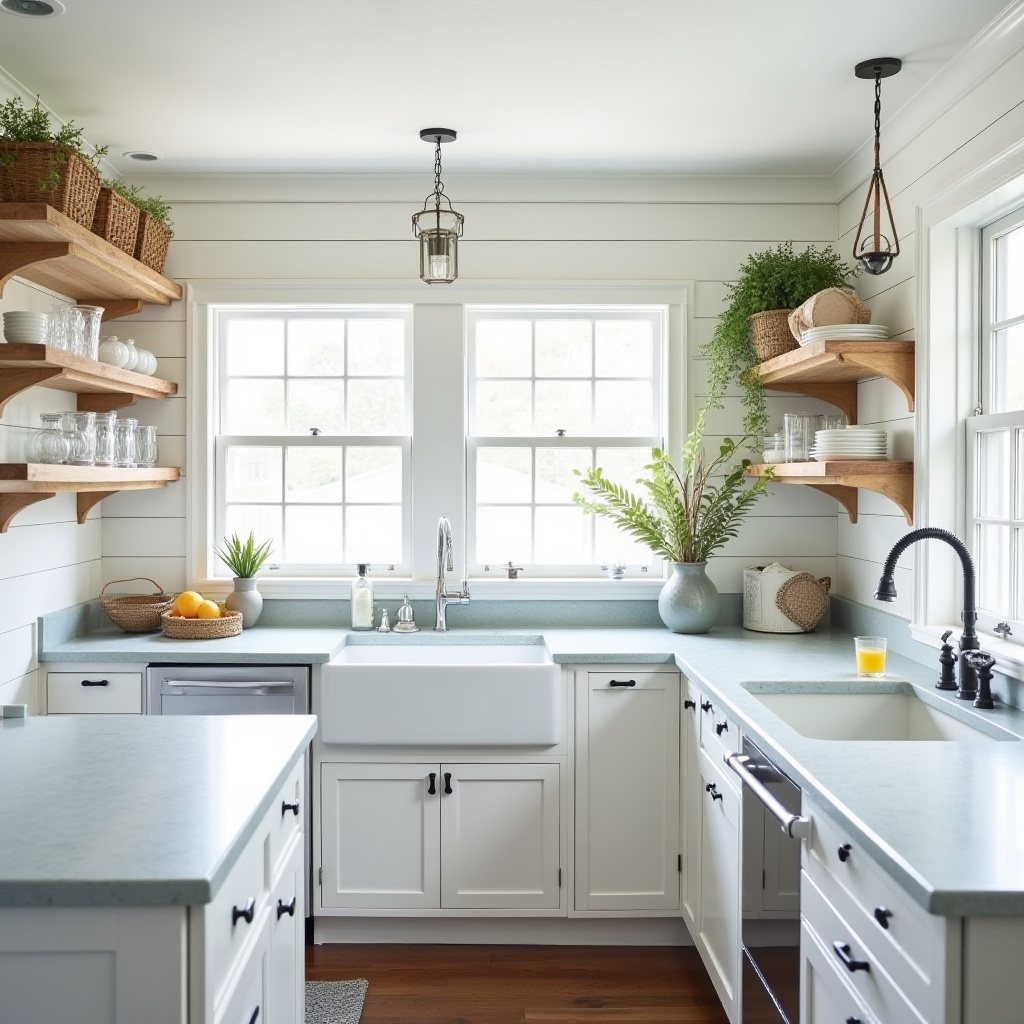 Vintage marine-inspired kitchen
