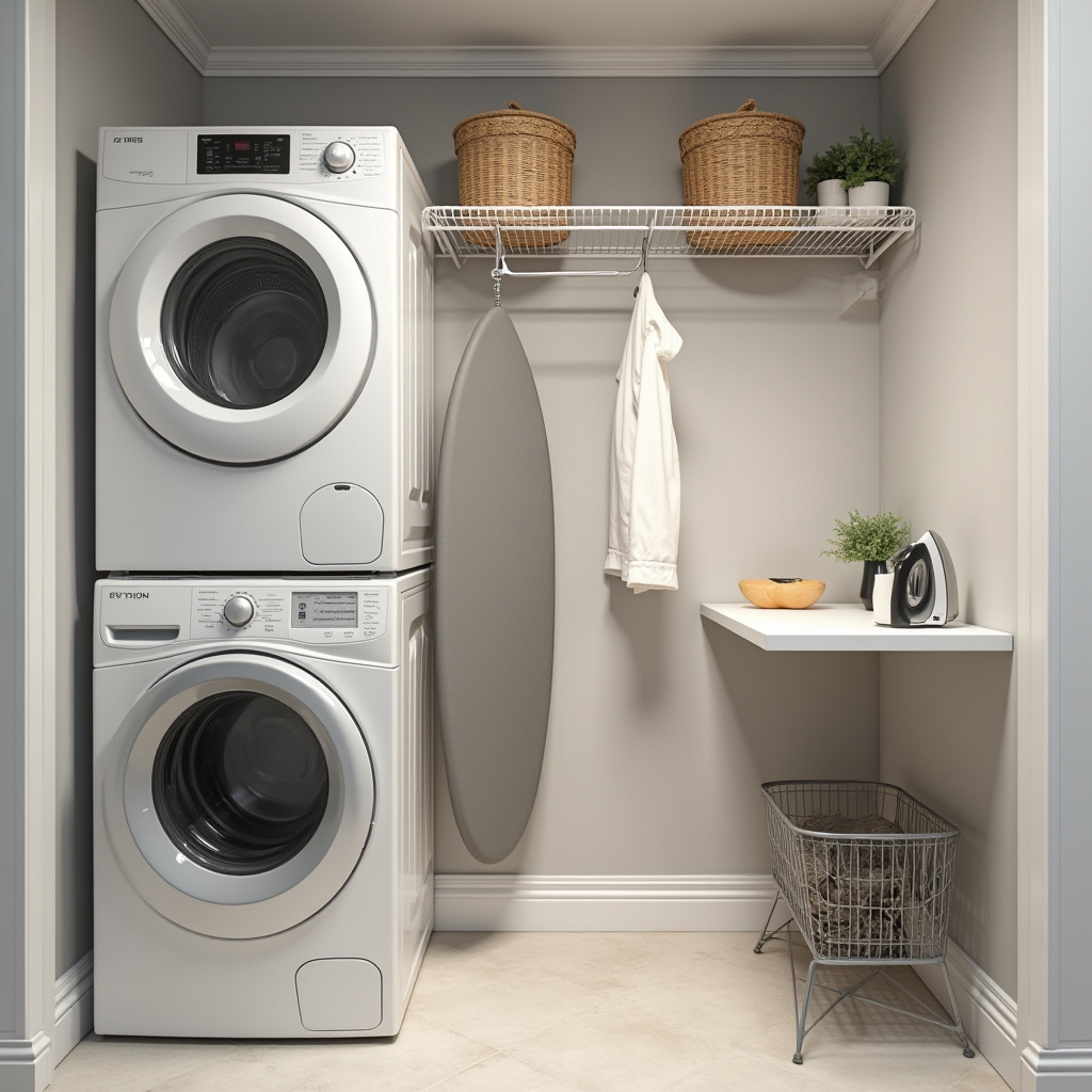 functional basement utility room