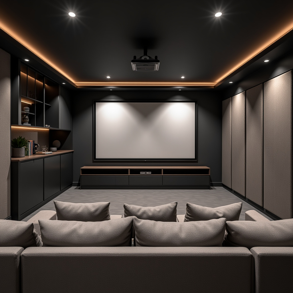 basement media room