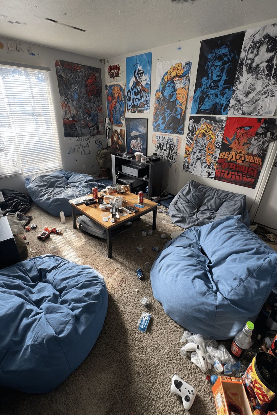 Teen Lounge with Beanbags