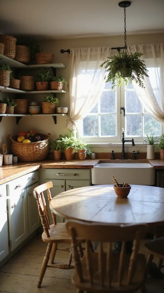 baskets enhance kitchen organization