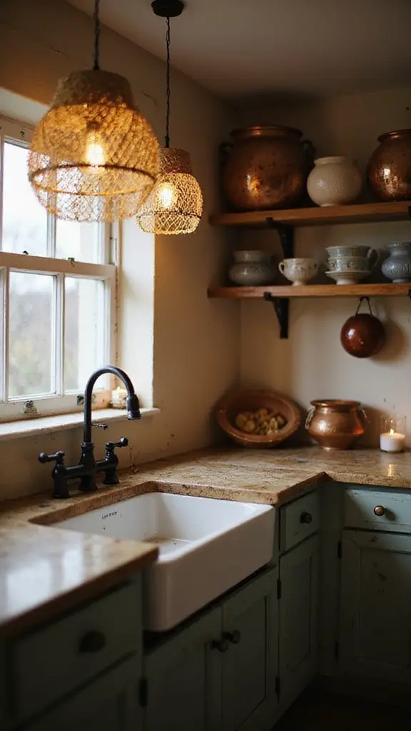 cozy vintage ambient lighting