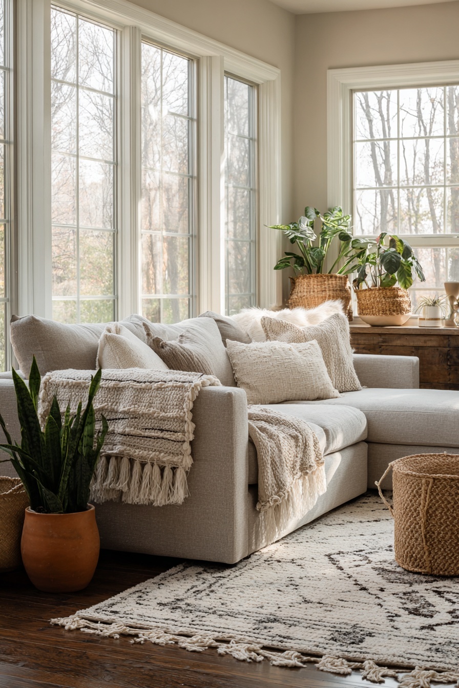 Layer with Cozy and Colorful Throws