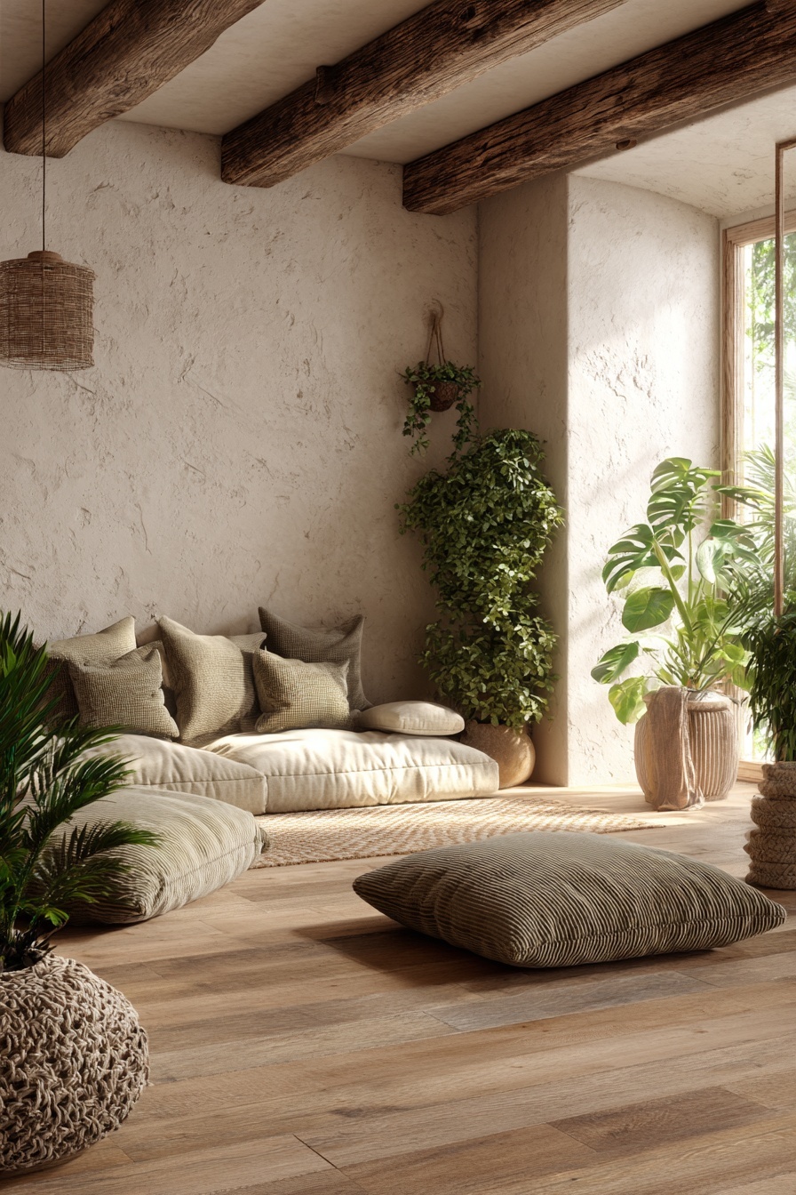 Design Inviting Nooks with Floor Cushions