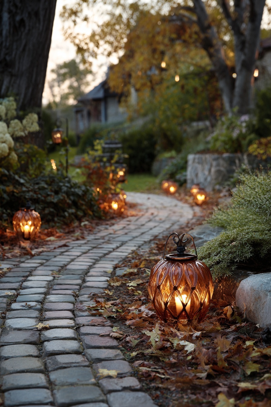 Solar Pumpkin Lights