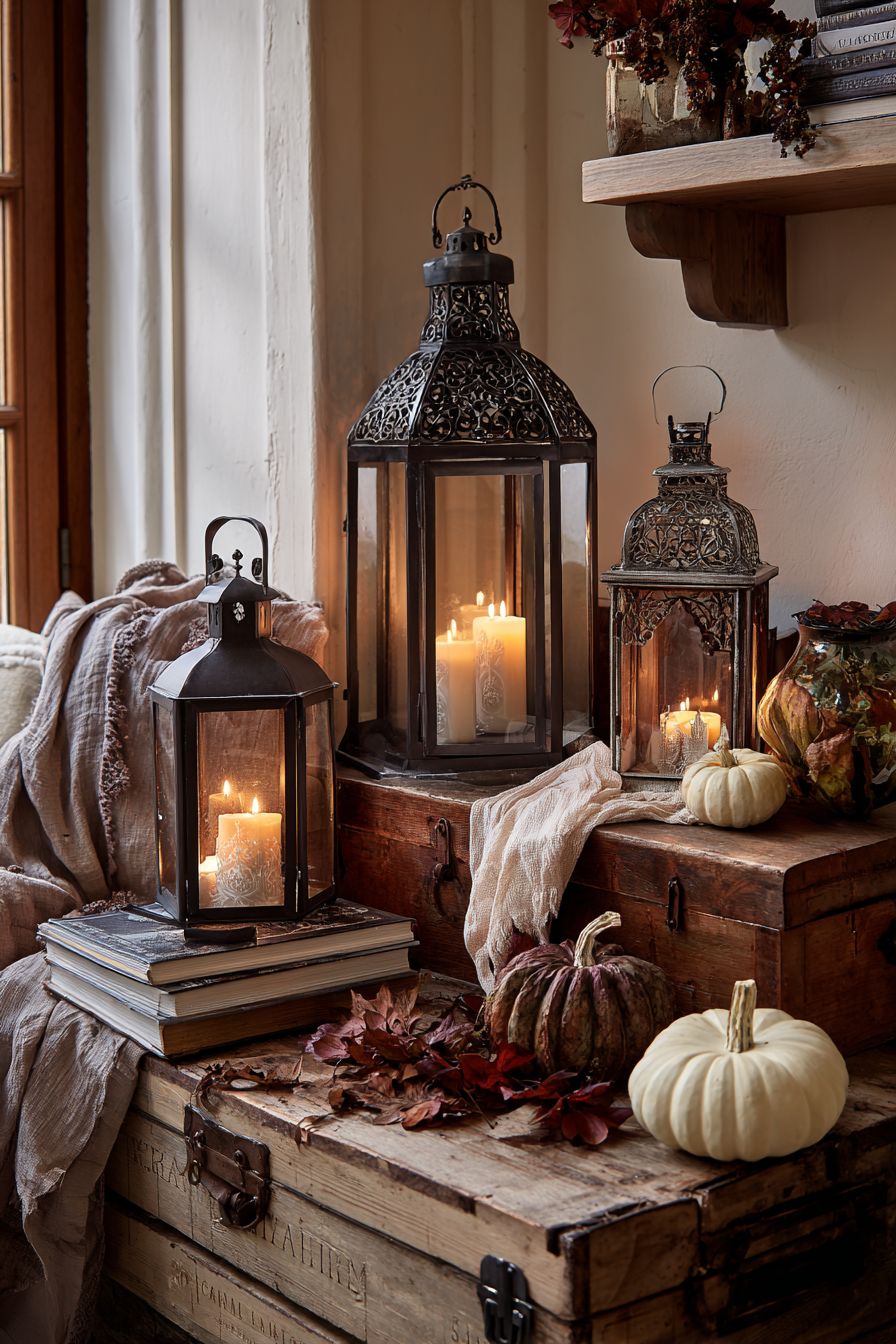 Vintage Lantern Displays