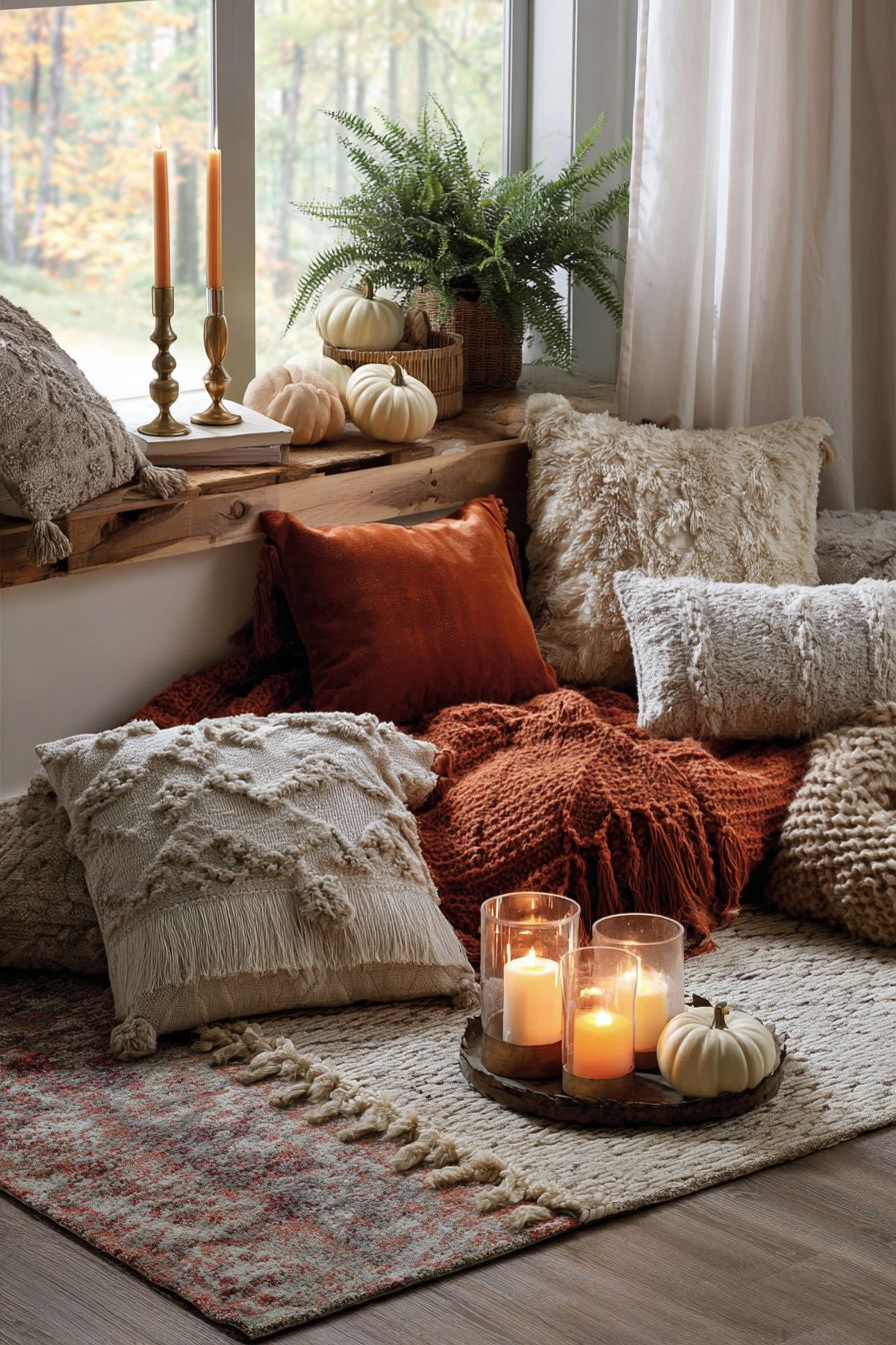 Layer Rugs for Added Warmth