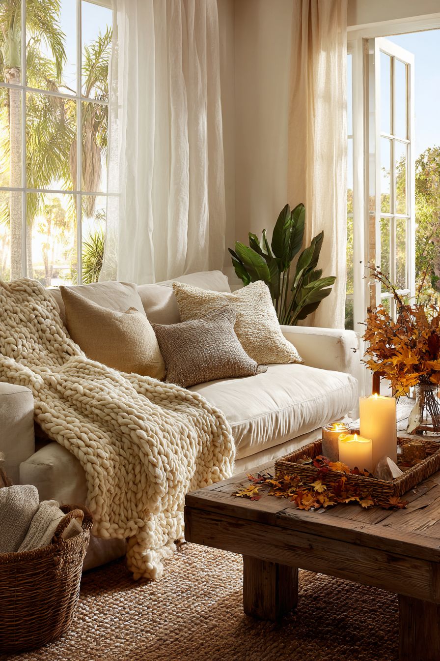 Utilize Warm, Natural Fabrics