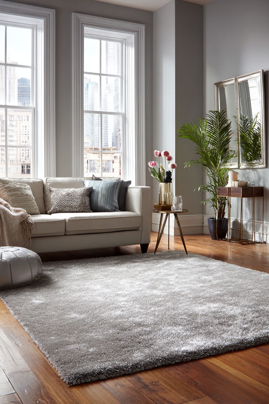 Add Texture with Gray Area Rugs