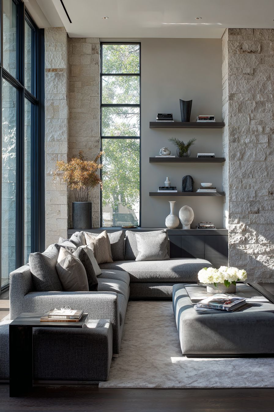 Organize with Gray Storage Solutions