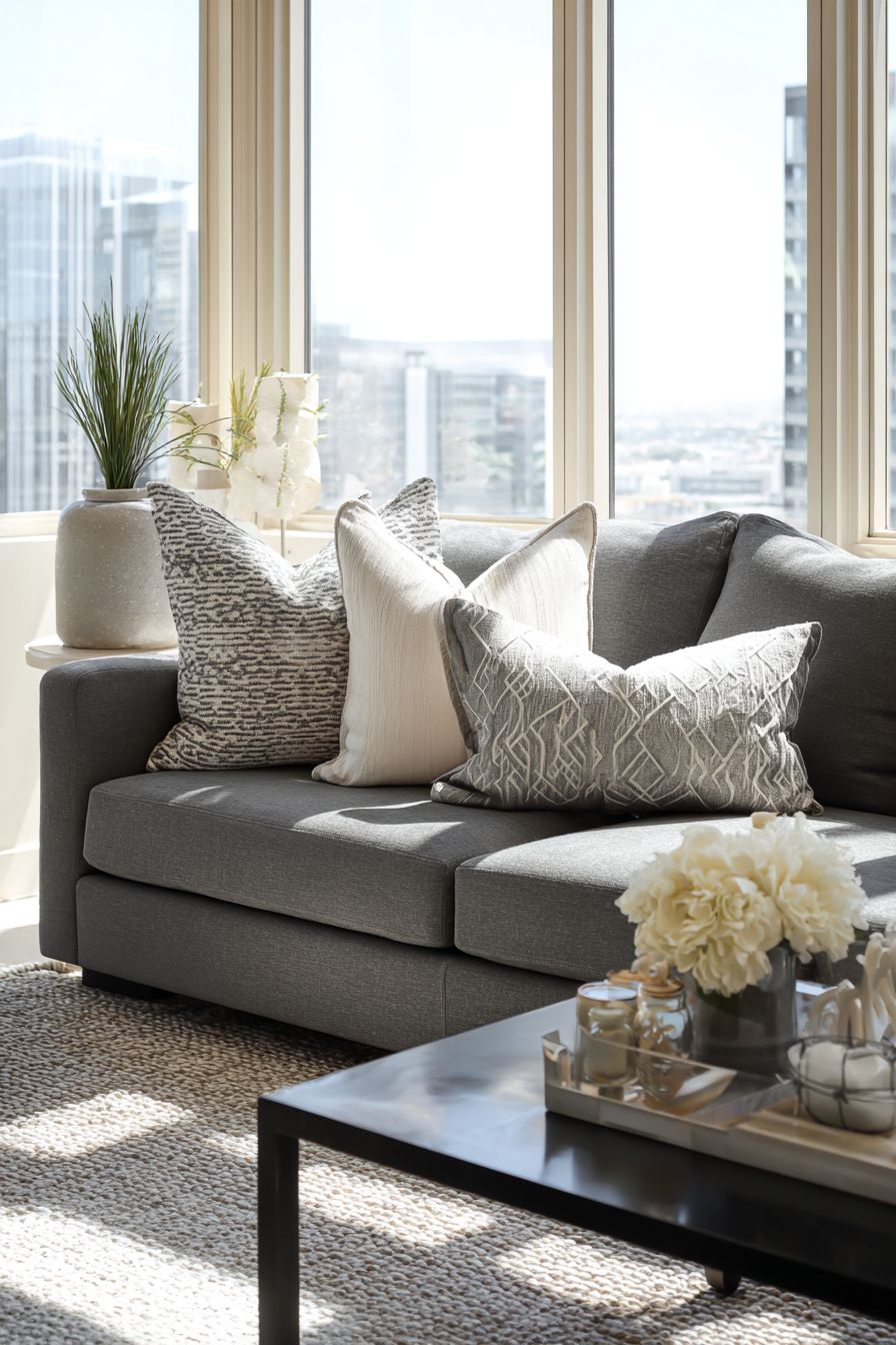 Budget-friendly Gray Throw Pillows