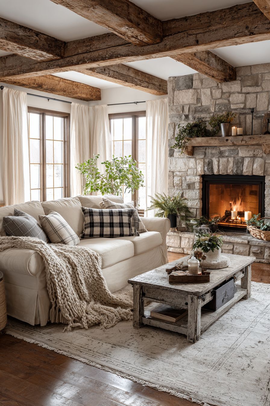 Opt for Airy Linen Curtains to Soften the Space