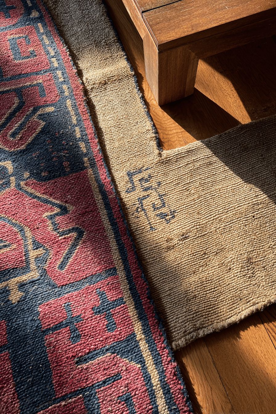 Layered Rugs for Texture and Warmth