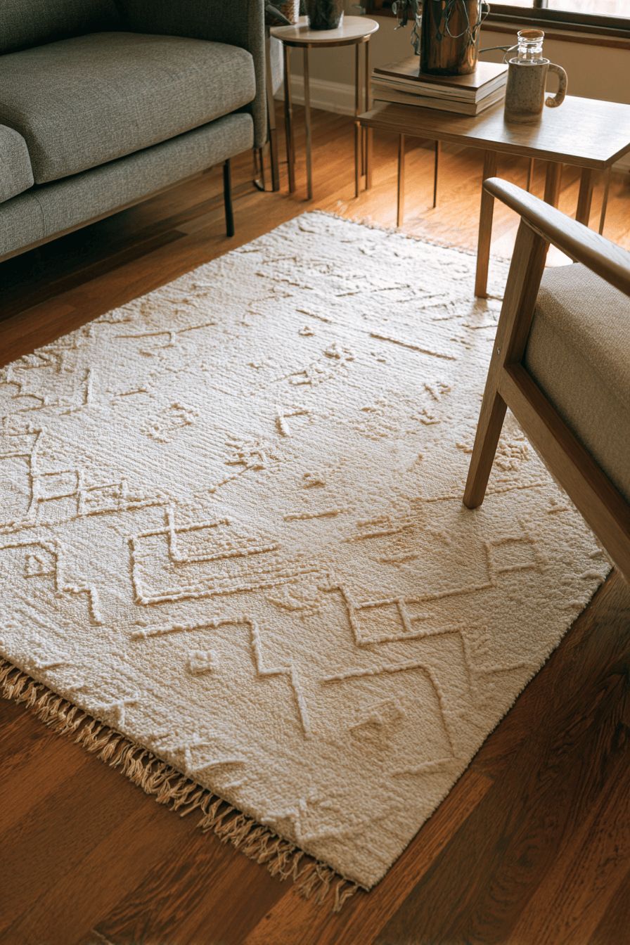 Large Area Rug Defining Space