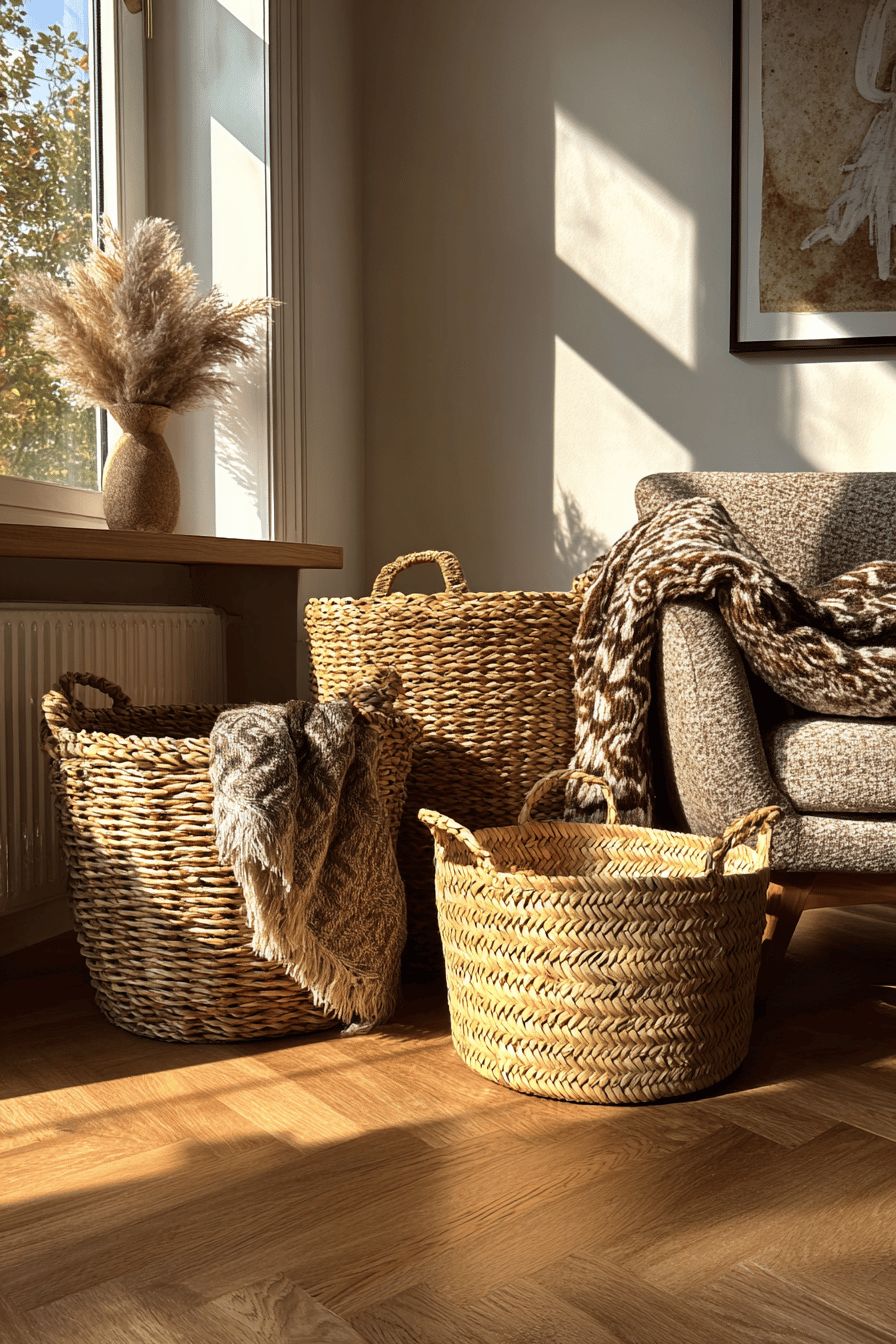 Woven Baskets for Texture