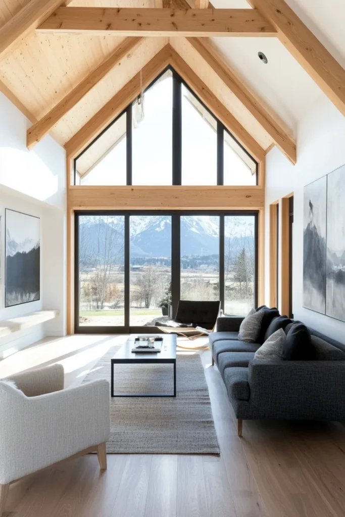 Luxury mountain home blending natural materials with advanced smart home systems