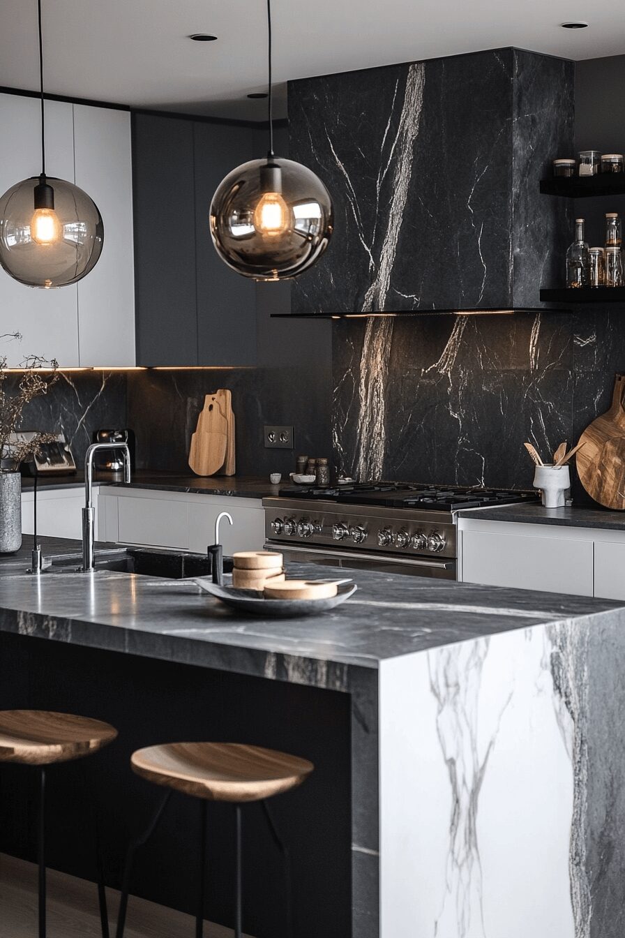 Minimalist Grey and White Kitchen Cabinets grey and white kitchen cabinets