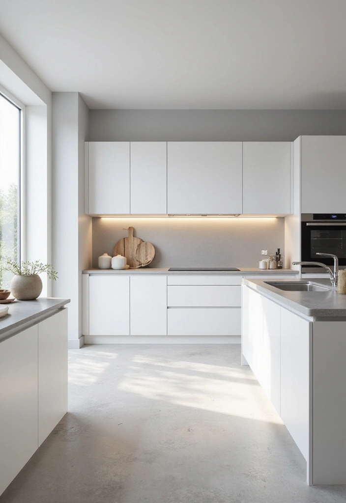 Streamlined Minimalist Kitchens
