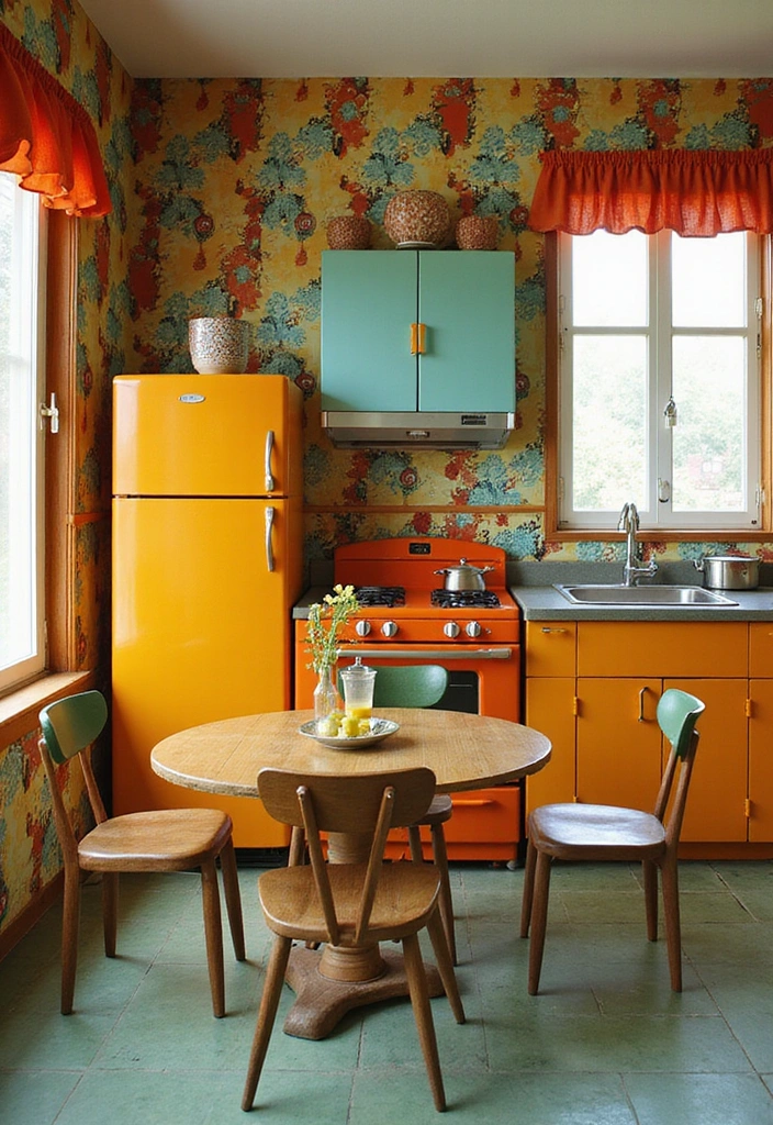 1960s Mod Kitchen