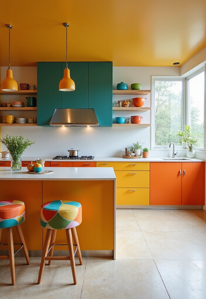 Mid-Century Modern Revival Vintage Kitchen