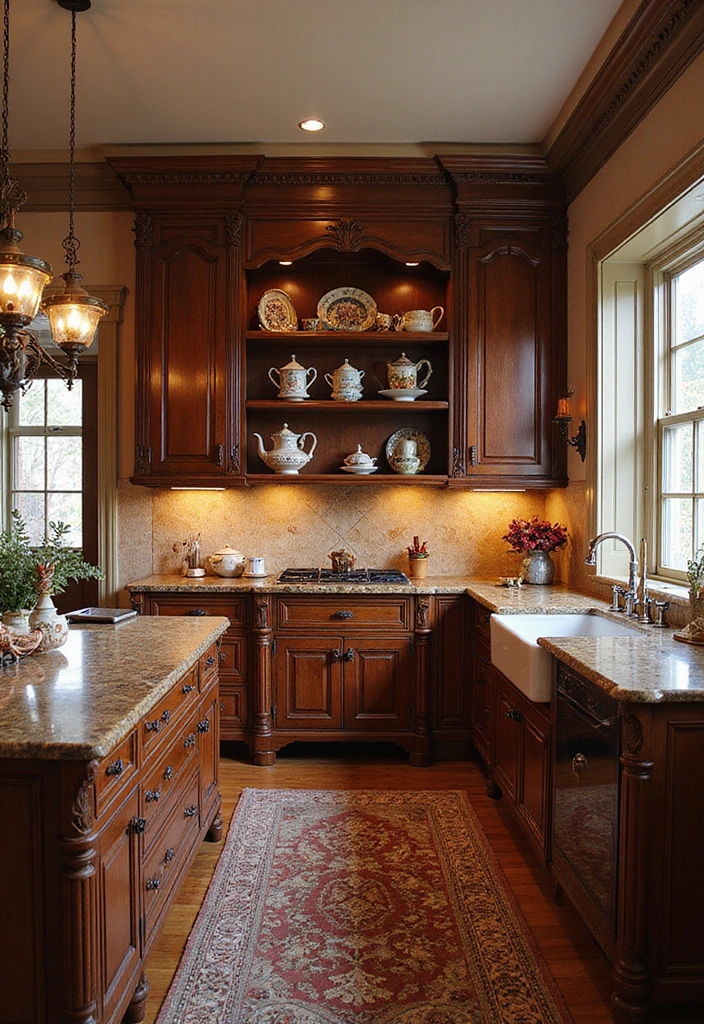 Victorian Classic Opulence Kitchen