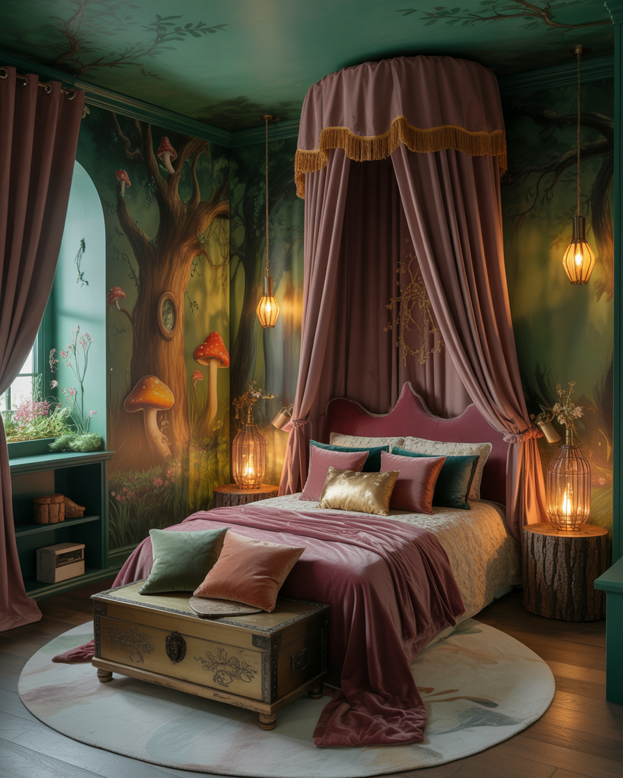 Wicked inspired kids bedroom